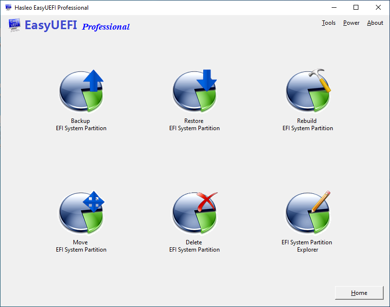 Manage EFI system Partitions