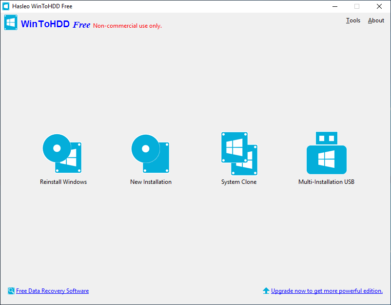 WinToHDD screenshot