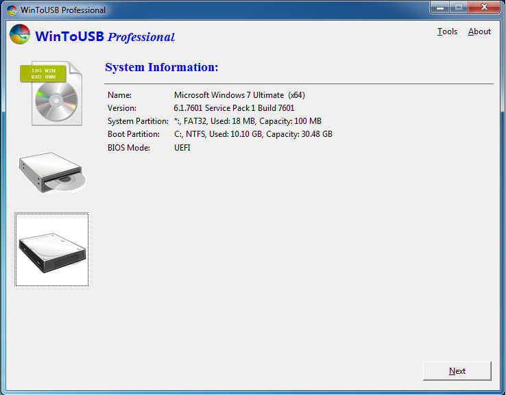 Physical To USB icon