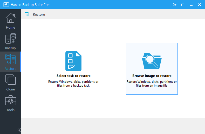 browse disk/partition backup image