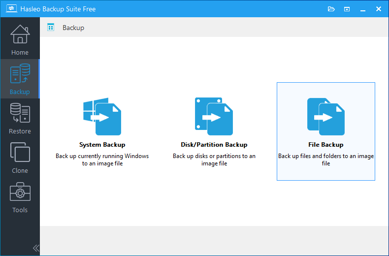 click file backup