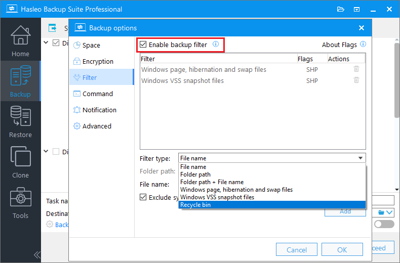 add other types of filters