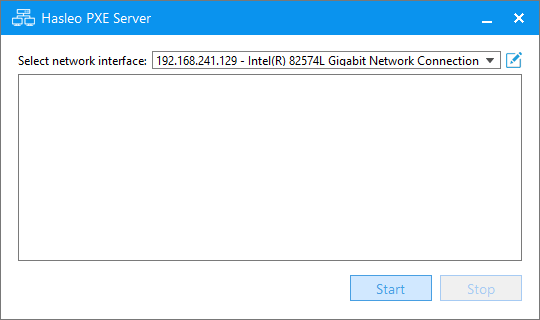 Configure network-interface for PXE server