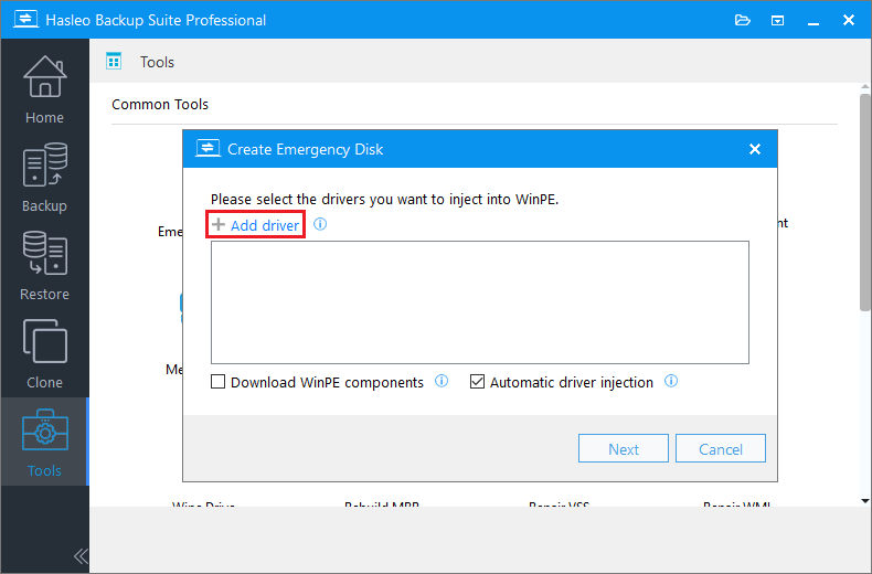 inject drivers to winpe
