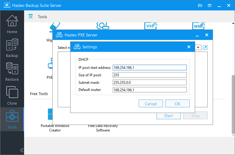 edit network interface