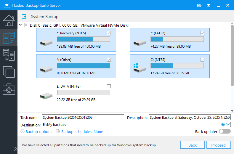 Modify Windows system parameters