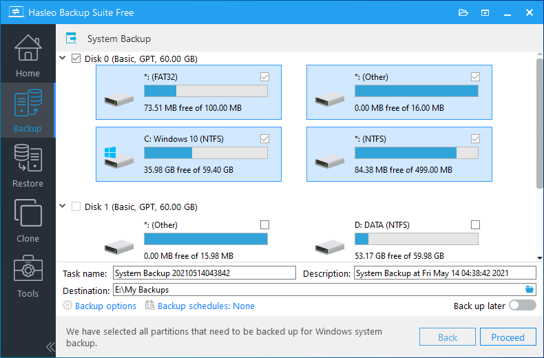 Modify Windows system parameters