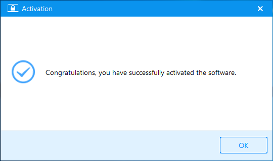 activated successfully