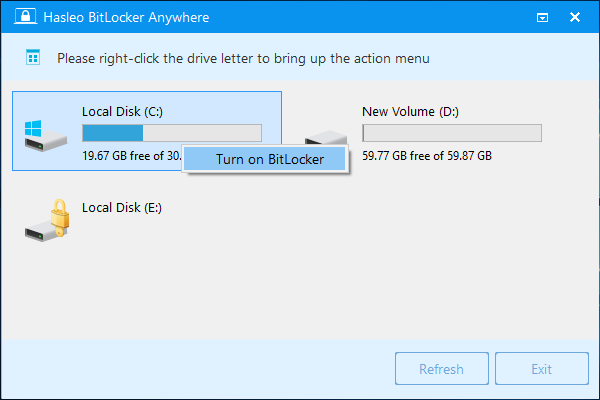 BitLocker for Windows Home