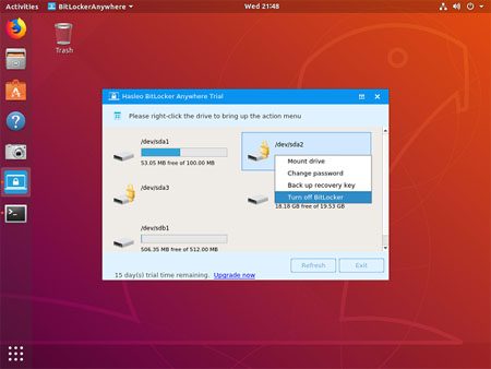 Decrypt BitLocker encrypted drive in Linux