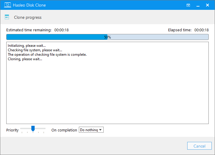 Progress of delta cloning disk