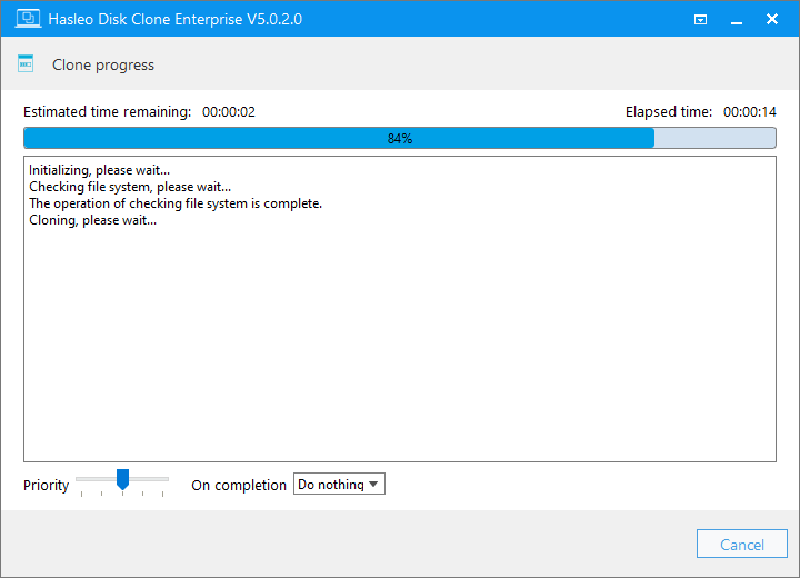 Progress of delta cloning disk