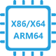 Native support for Windows X86/X64/ARM64
