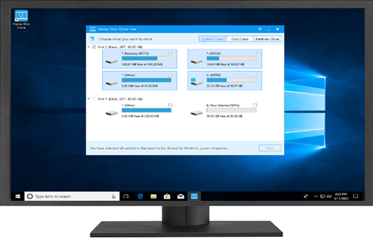 free Windows cloning software Hasleo disk clone