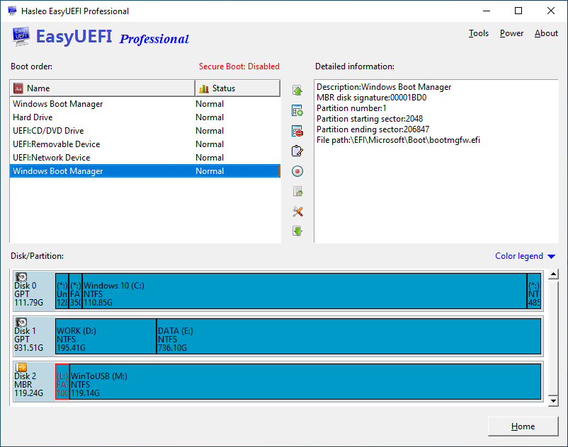 Select Boot Entry