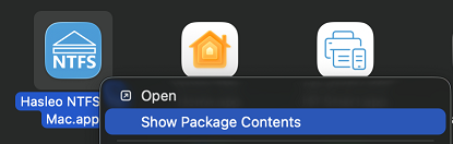 show package contents