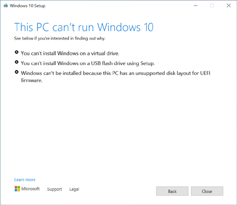 upgrade a Windows 10 To Go USB drive?