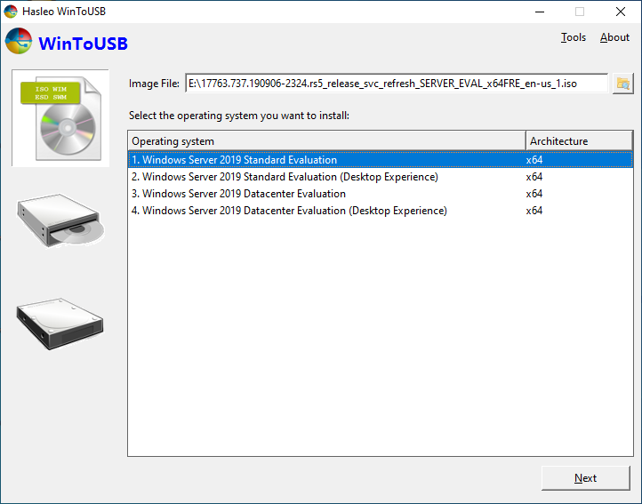 wintousb which partition drive wintousb which partition drive