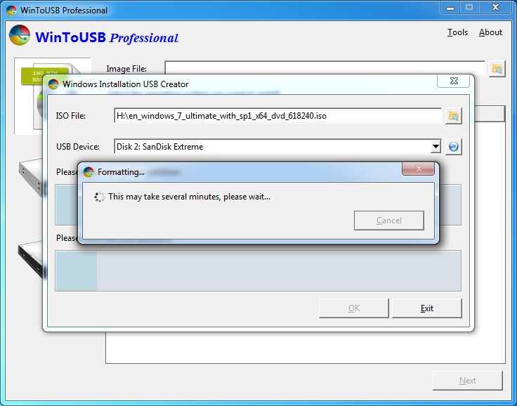Format USB drive