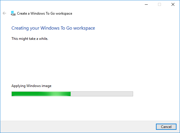 Creating Windows To Go