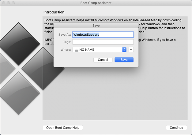 boot camp software download